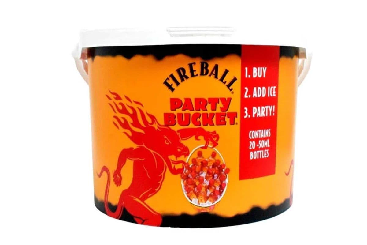 FIREBALL PARTY BUCKET 20 SHOTS (20 x 50ML)