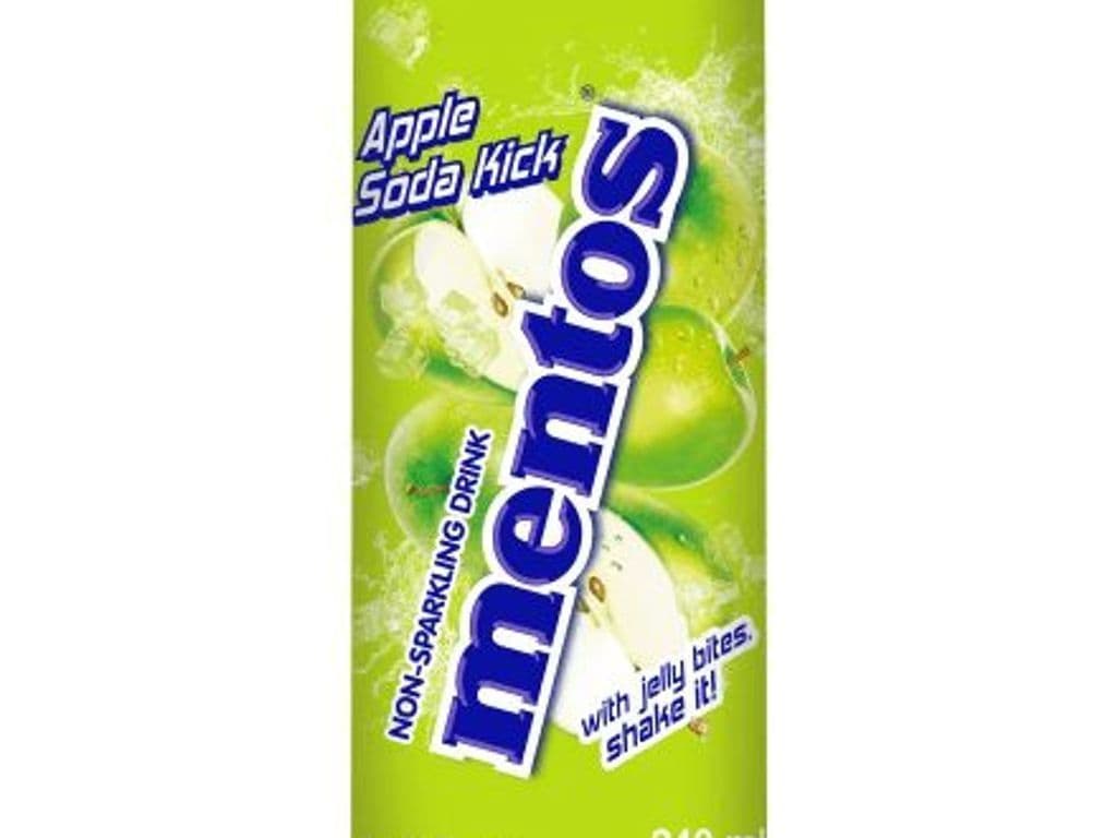 Mentos Soda Drink - Apple Soda Kick