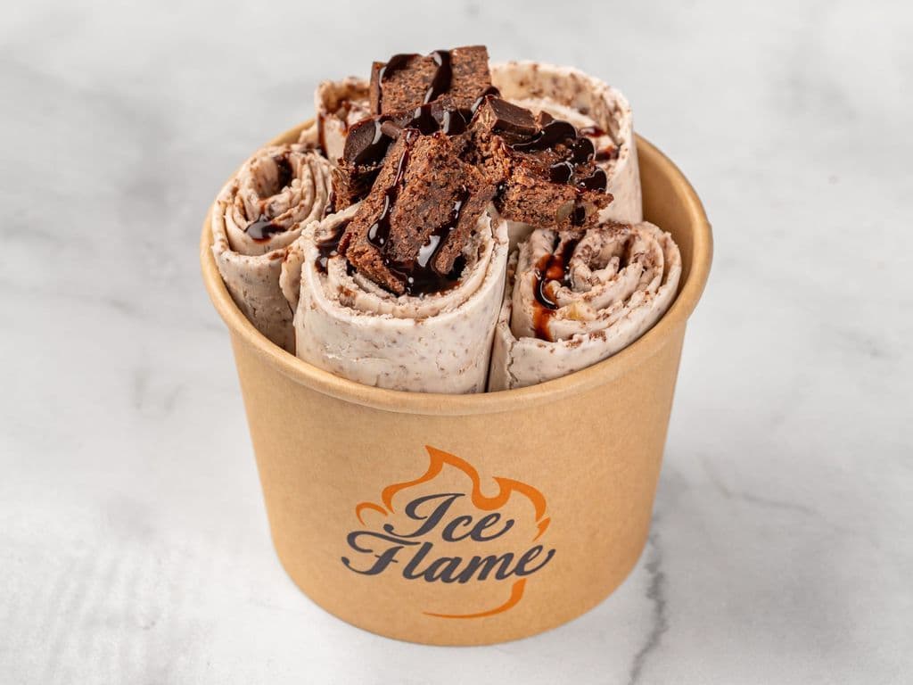 Chocolate Brownie Walnut Waffle
