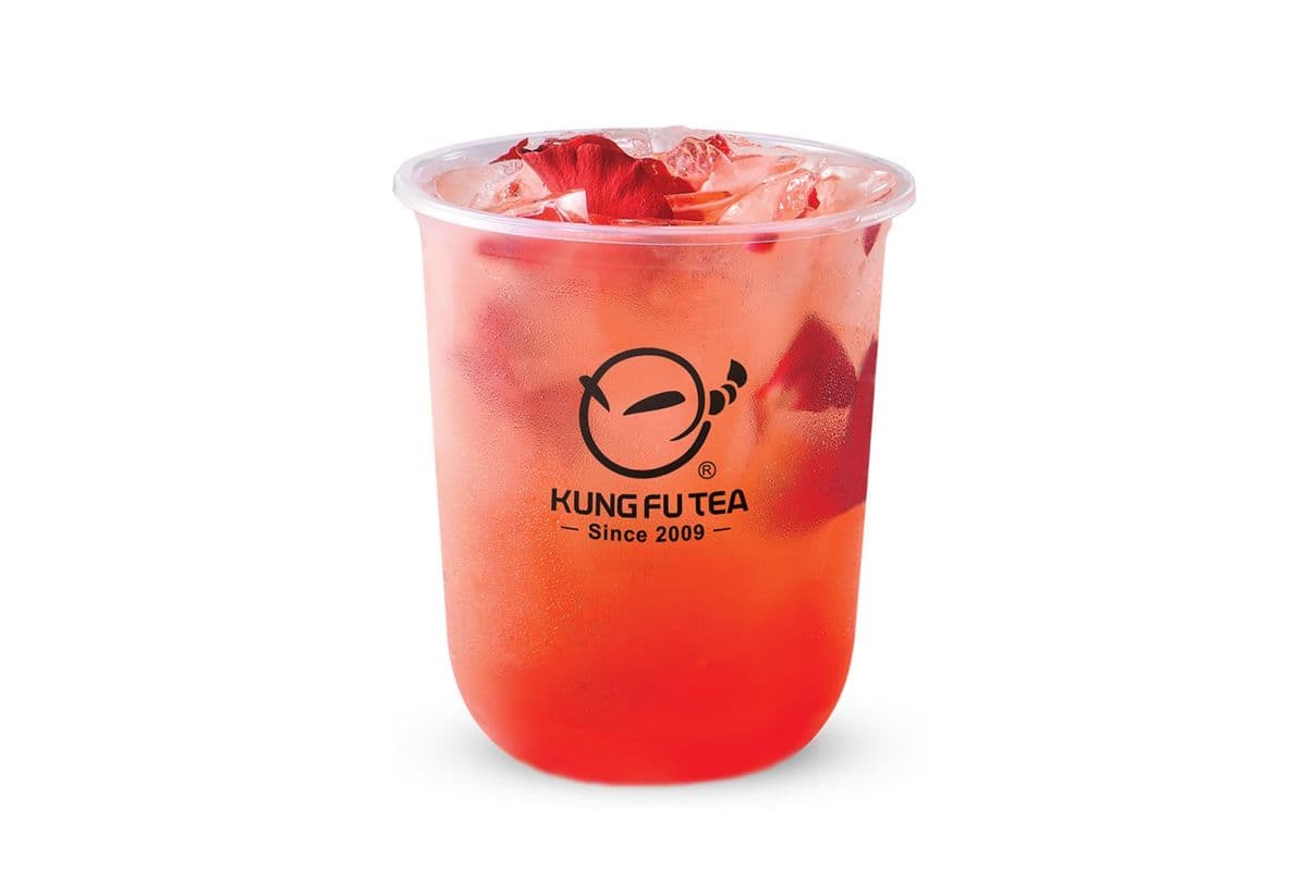 Rose Oolong Tea with Agar Bubble (Cold)