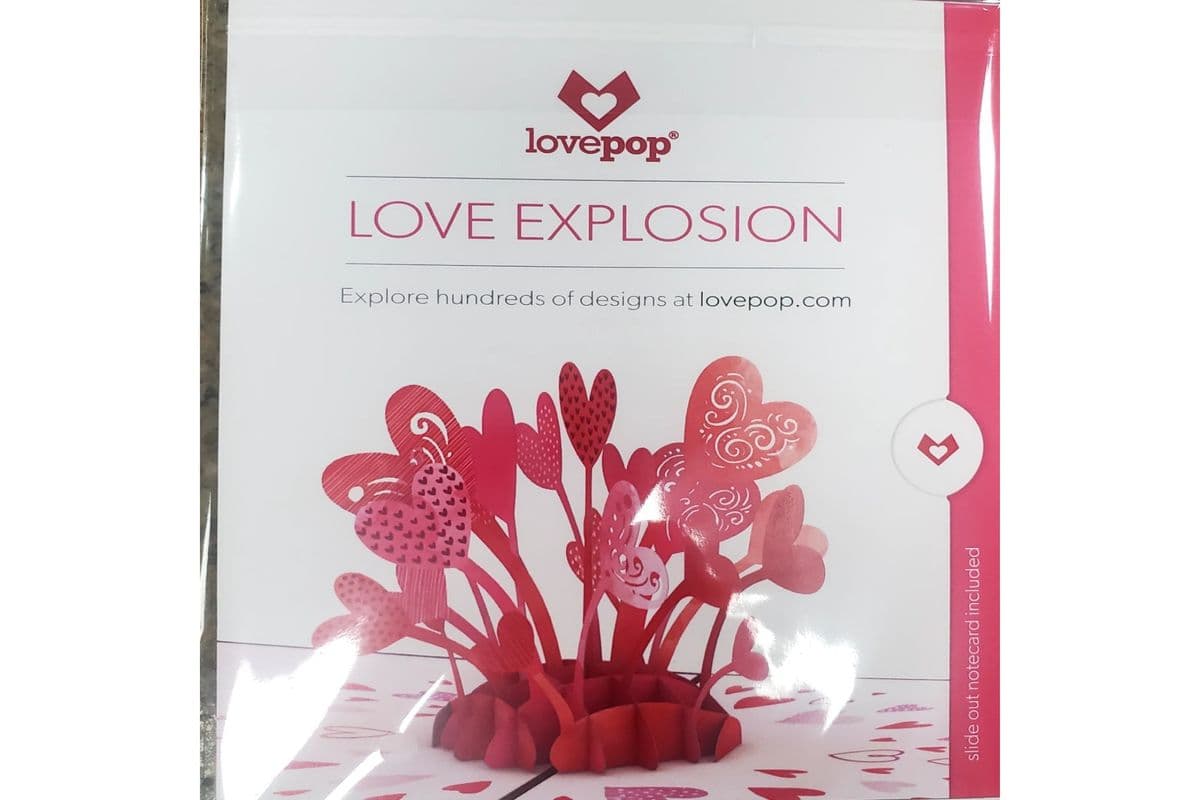 Love Pop up Card