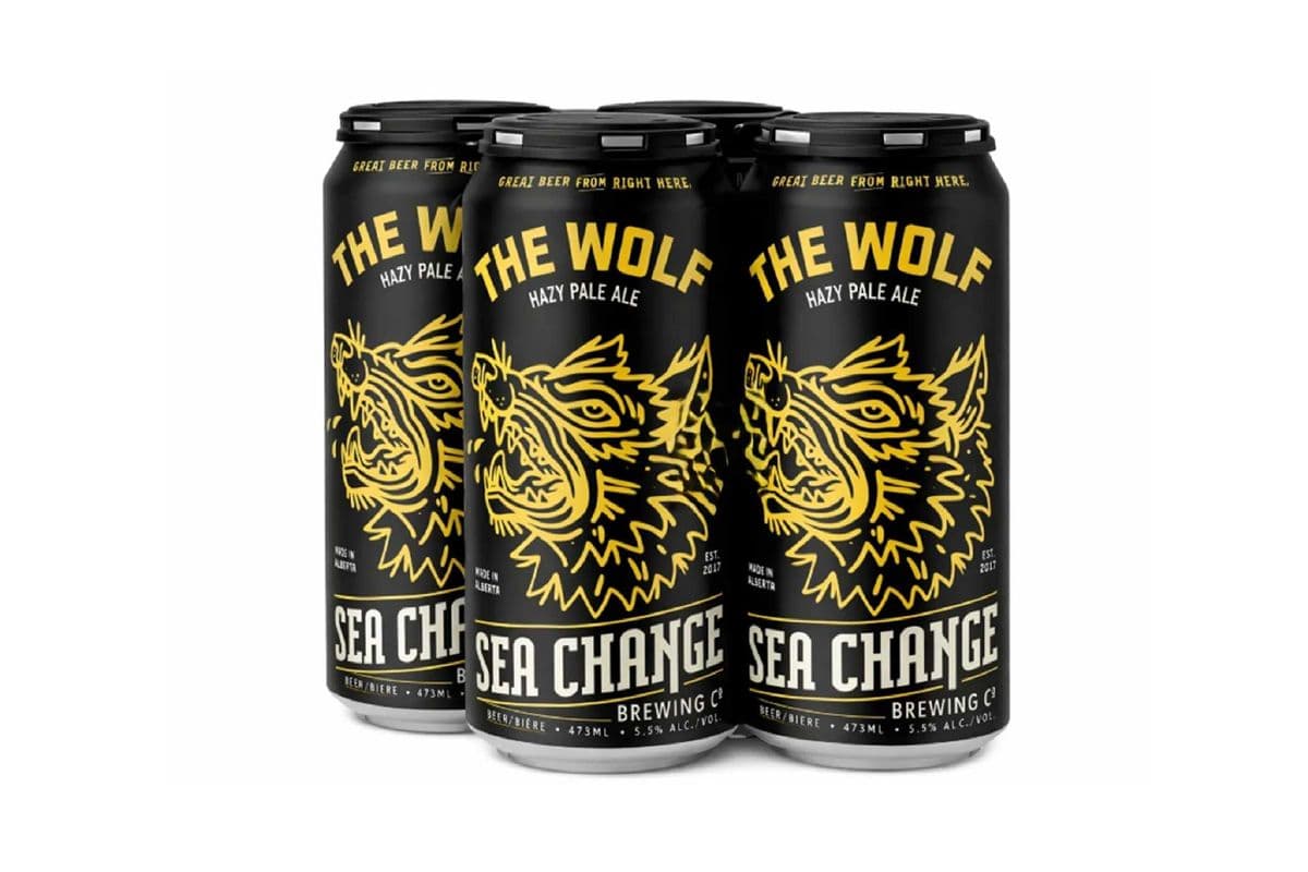 SEA CHANGE THE WOLF HAZY PALE ALE (4 x 473ML)