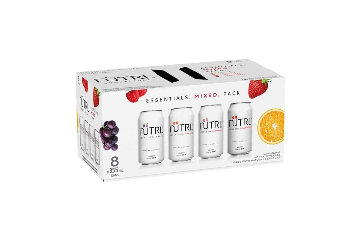 Nutrl Essentials Mixed Pack (8 x 355mL Cans)