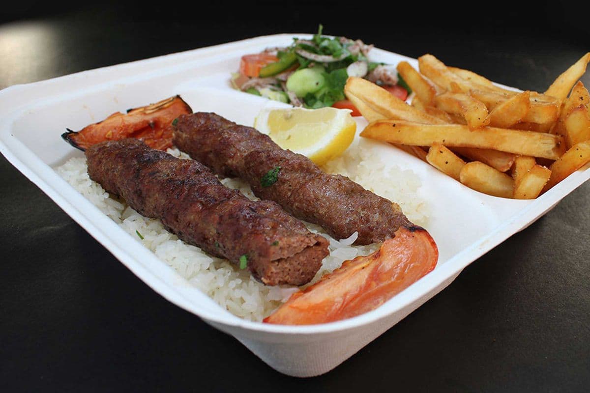 Beef Kebab Plate