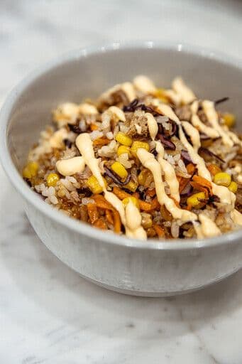Bol de riz et thon émietté / Flaked Tuna Rice Bowl