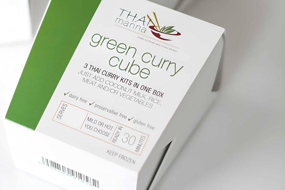 Small Green Thai Curry Cube (Serves 2-3 for 3 nights)