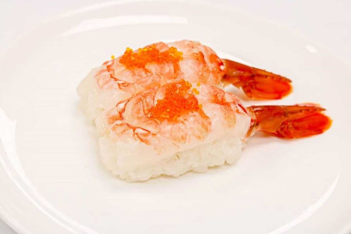 Amaebi (Sweet Shrimp) Nigiri Sushi