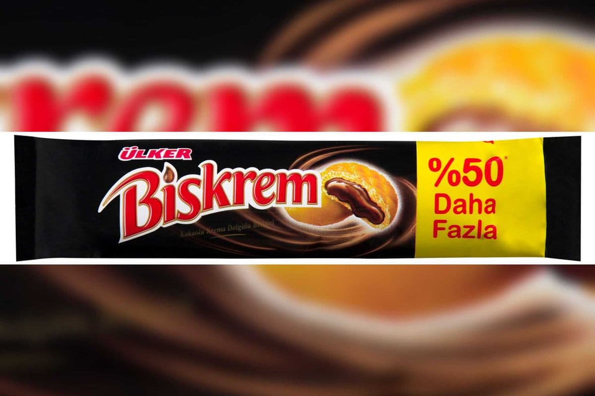 ULKER BISKREM %50 Fazla Chocolate filled biscuit 150g