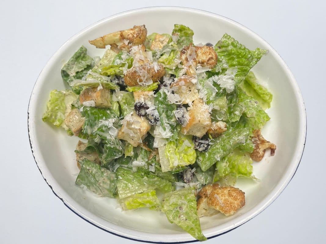 Charred Jalapeno Caesar Salad