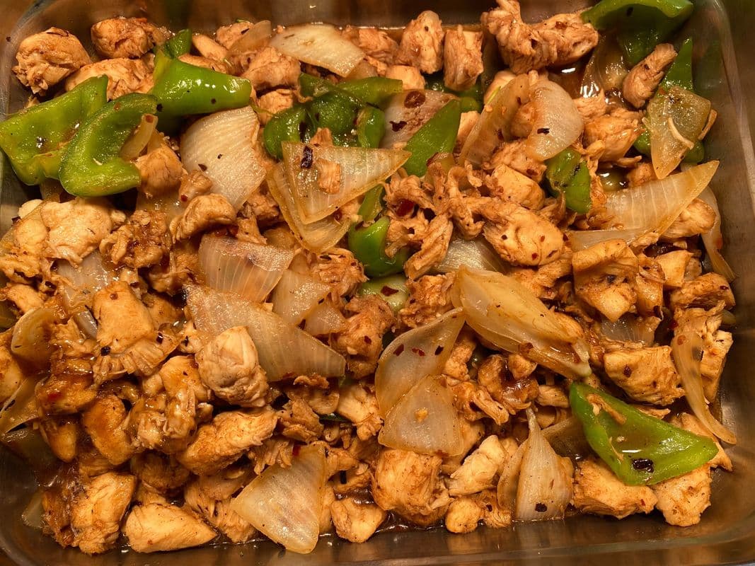 43. Chicken in Black Bean Sauce