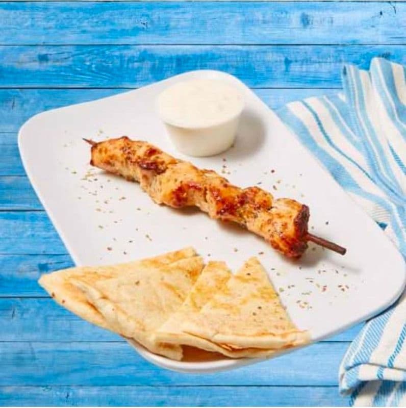 One Piece Chicken Souvlaki Stick