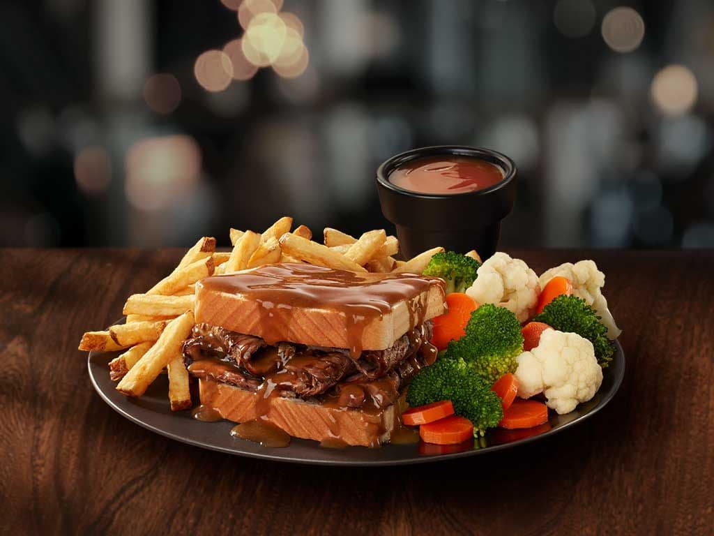 Hot Roast Beef Sandwich