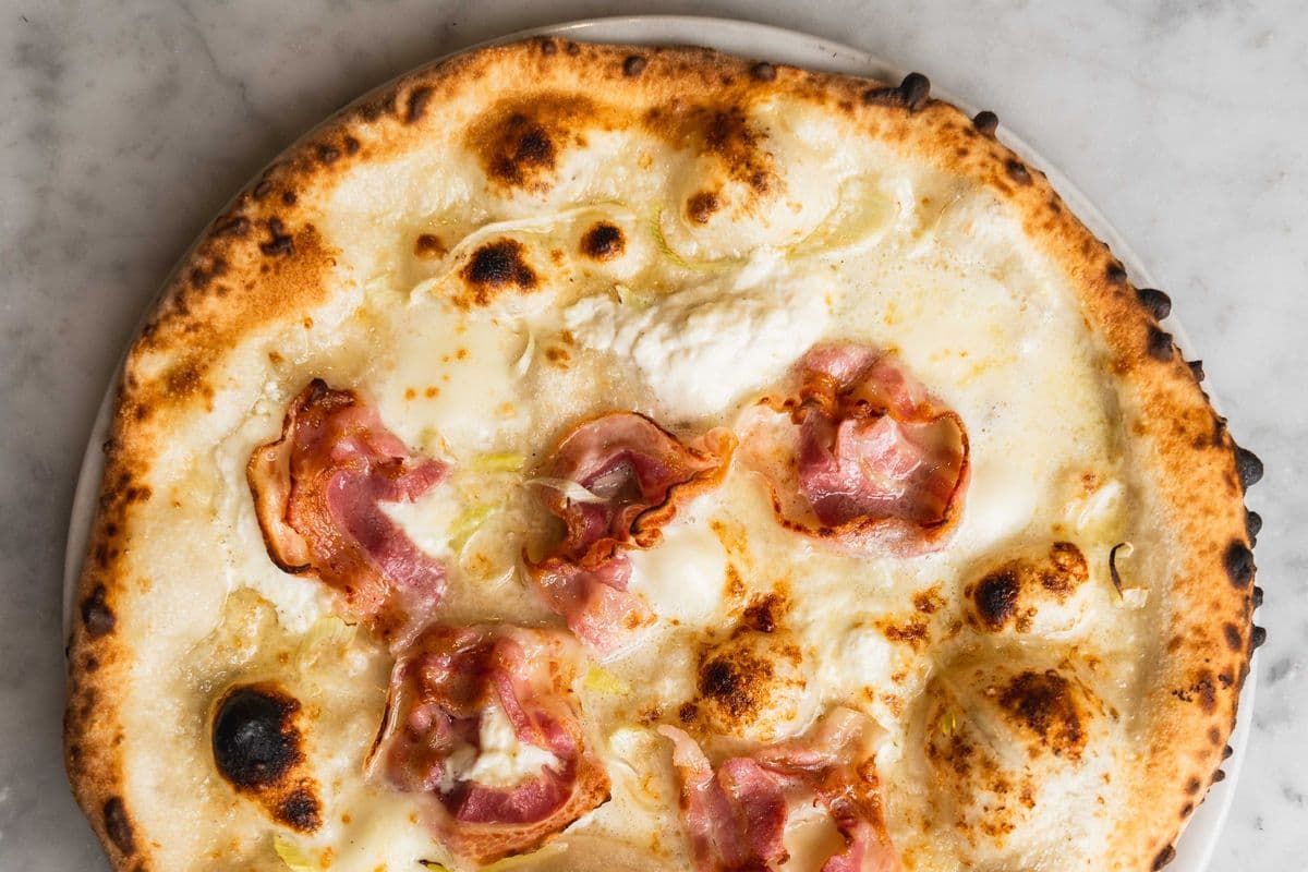 Panna E Pancetta Pizza