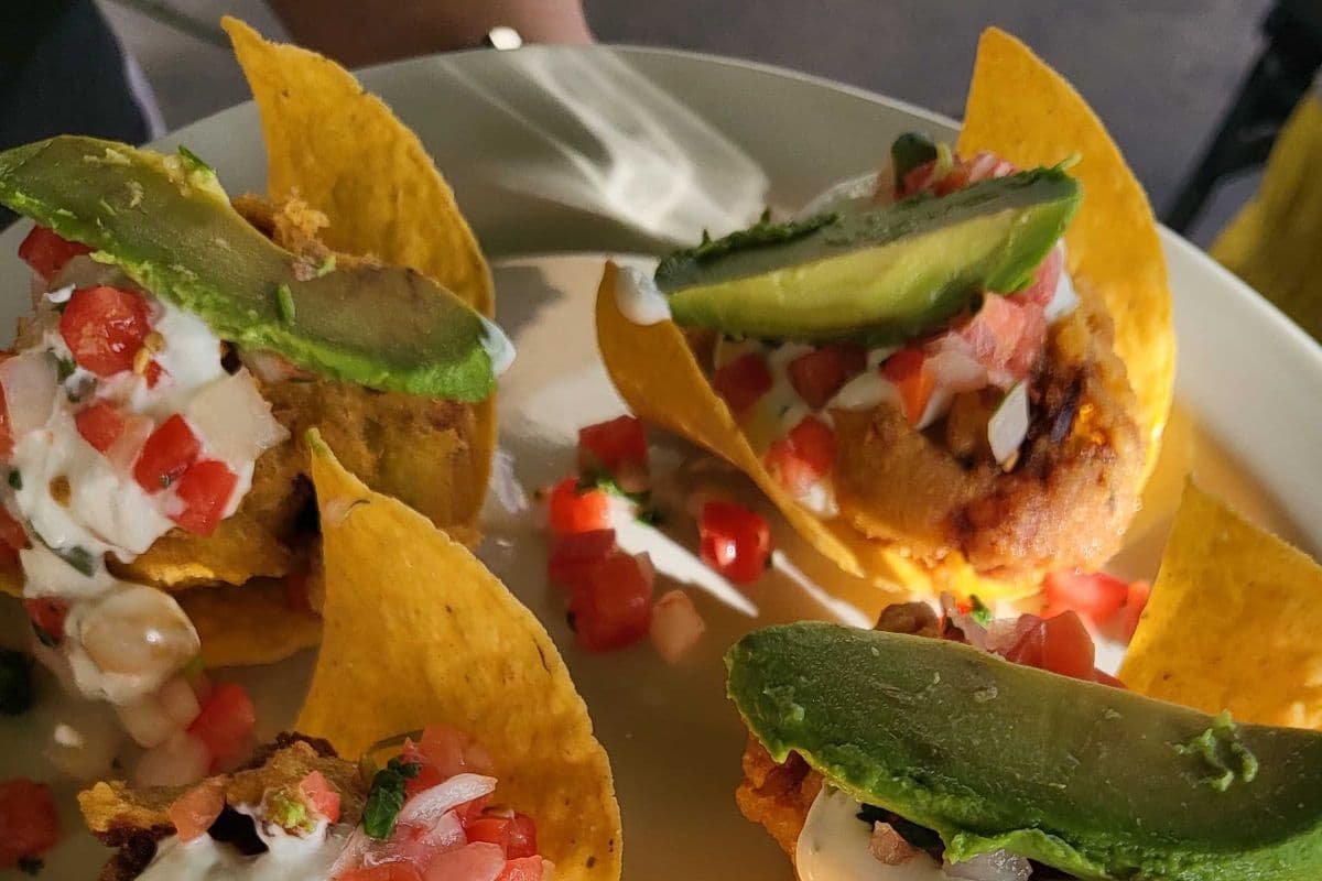 Deconstructed Oyster Tacos