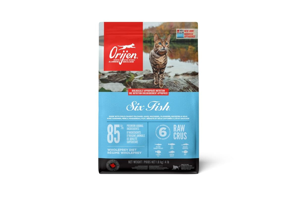 ORIJEN Six Fish Dry Cat Food (1.8 kg)