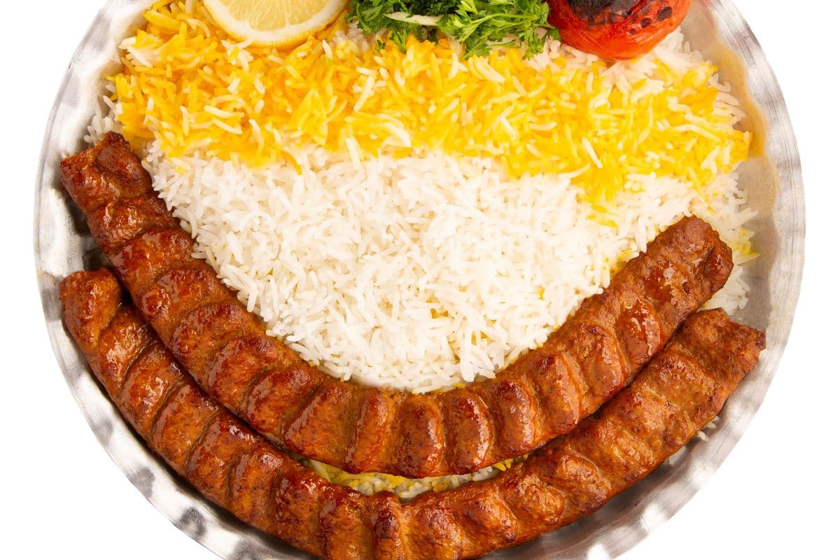 Lamb Saffron Kebab Dish