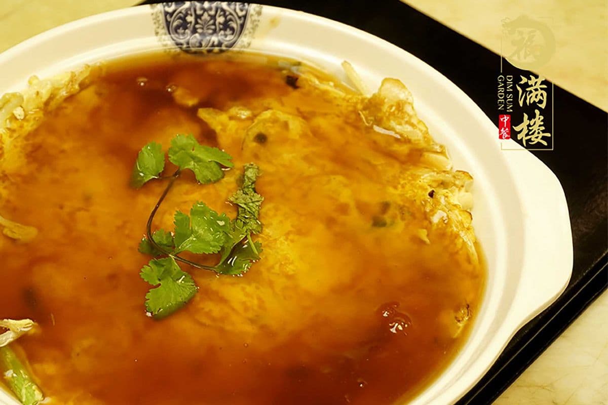 163. BBQ Pork Egg Foo Yung