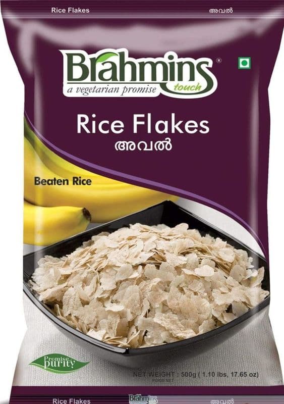 Brahmins Matta Rice Flakes (Aval) Red Poha (500 g)