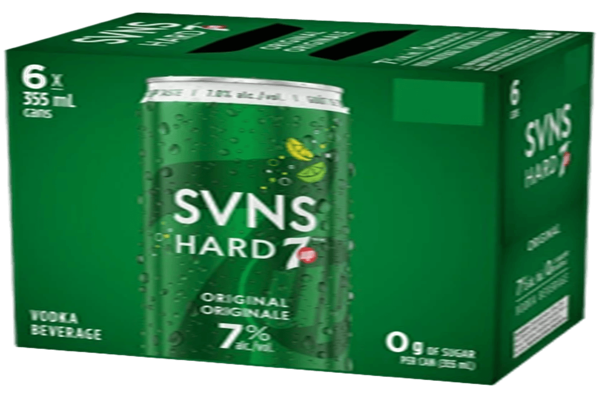 Svns Hard 7 Up Original Cans (6 x 355ml)