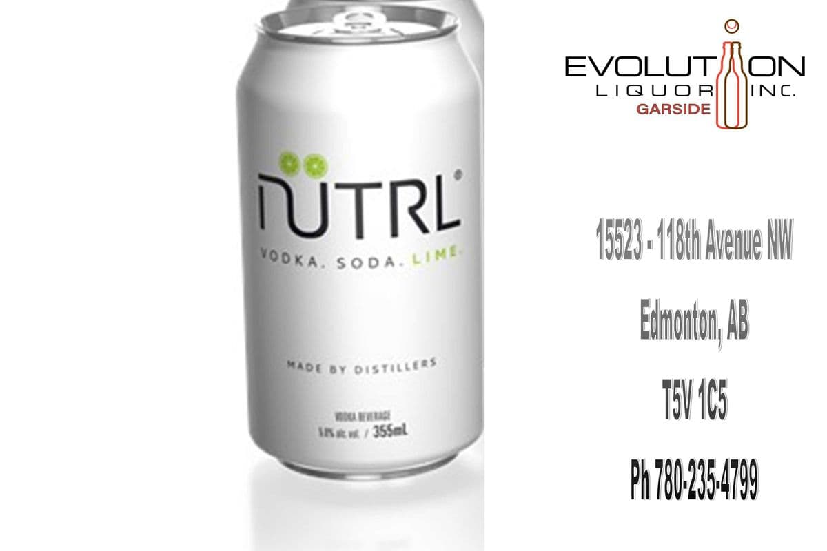 Nutrl Vodka Soda Lime C355-01 (1 x 355ml Can)