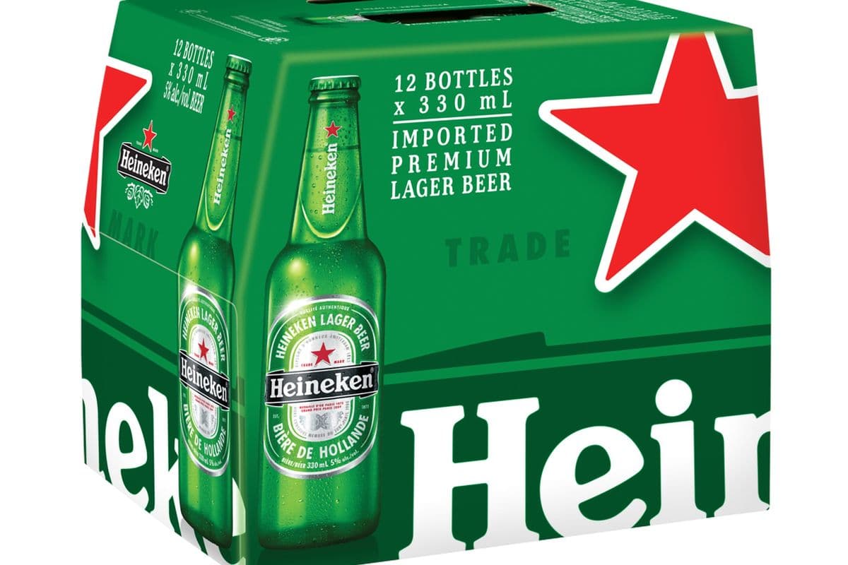 Heineken Beer Bottles (12 x 330 ml bottles)