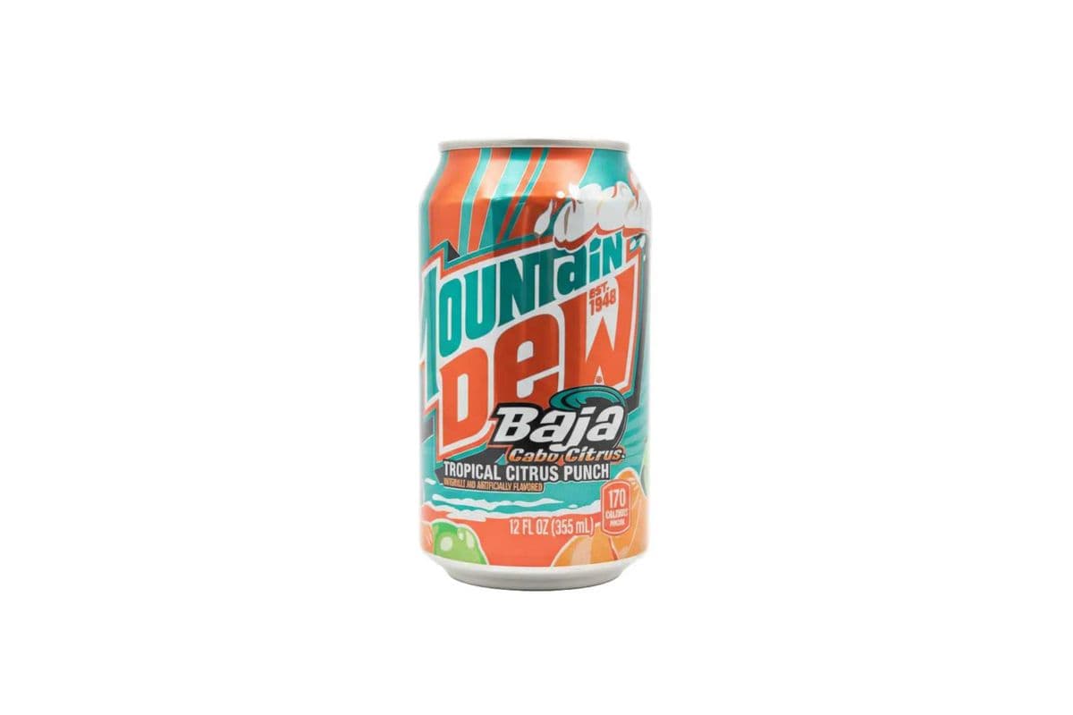 Mountain Dew Baja Cabo Citrus Tropical Citrus Punch (355 ml)