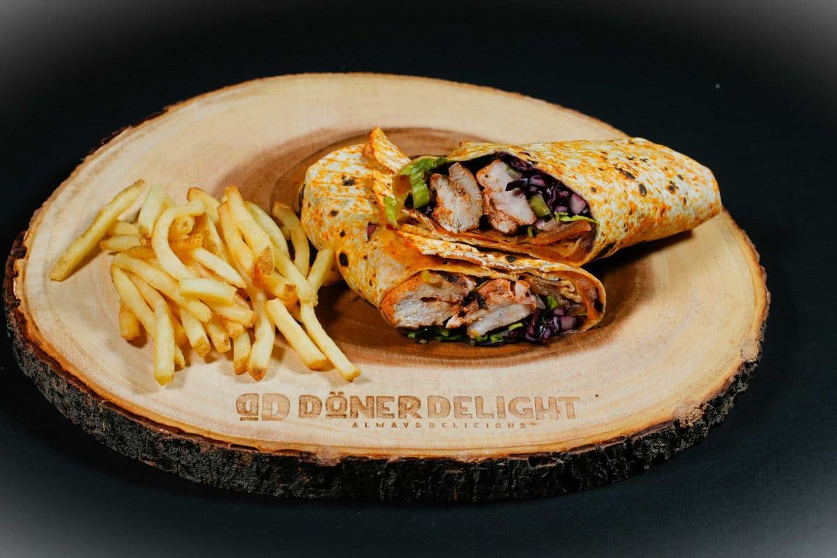 Chicken Shish Kebap Wrap (Lavash Bread)