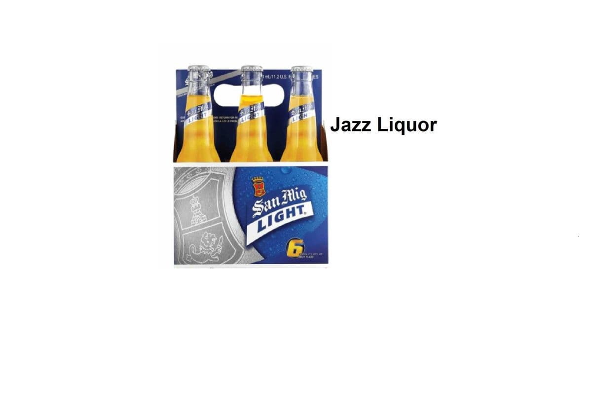 SAN MIGUEL LIGHT LAGER 6 BOTTLES (1 x 6×330ML)