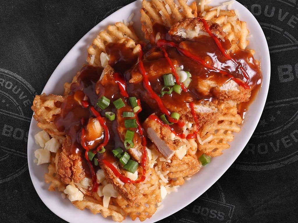 Poutine Poulet et Gaufres