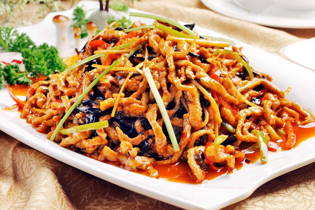 Shredded Pork in Sweet, Sour and Chili Sauce 鱼香肉丝