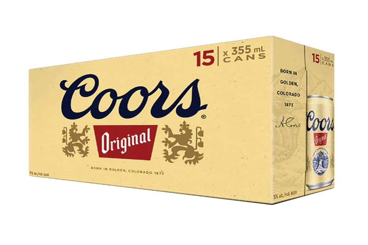 COORS ORIGINAL Banquet 15 CANS (15 x 355ML)