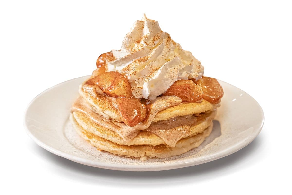 Apple Cinnamon & Cream Pancakes