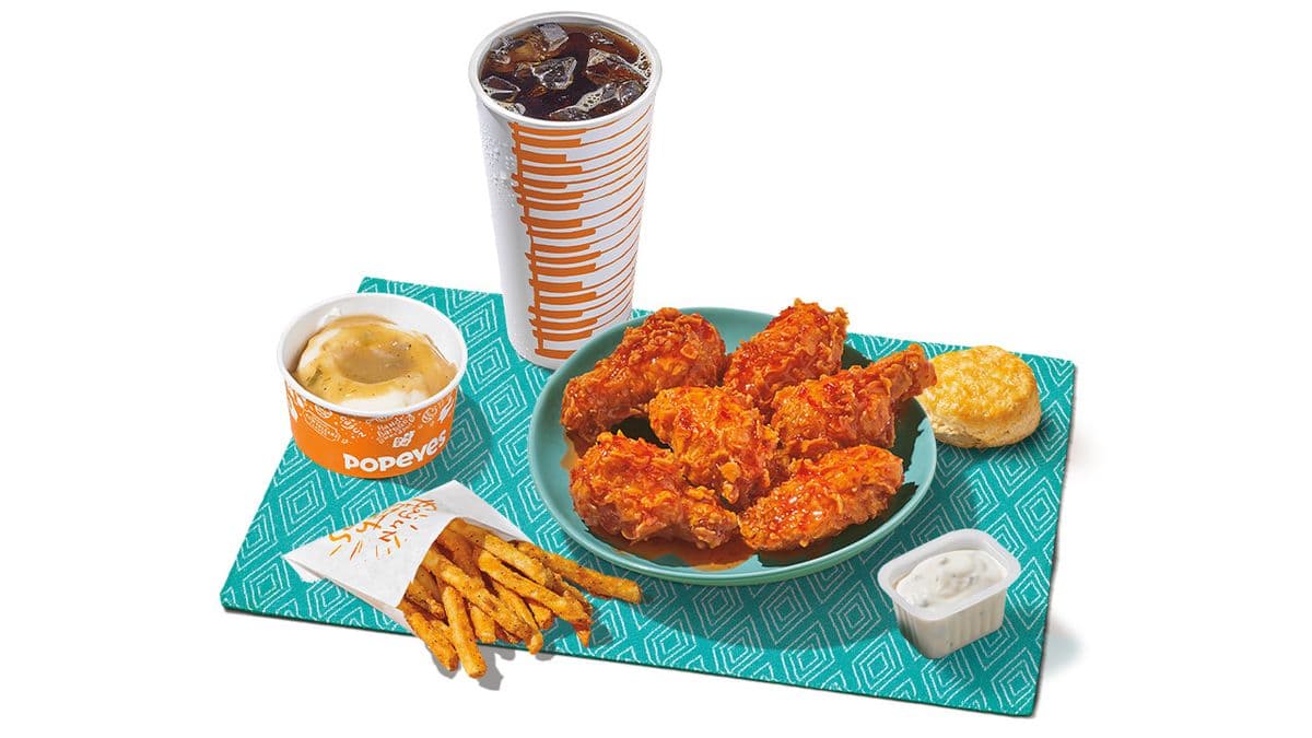 Sweet N Spicy Wings Platter (6 Pieces)