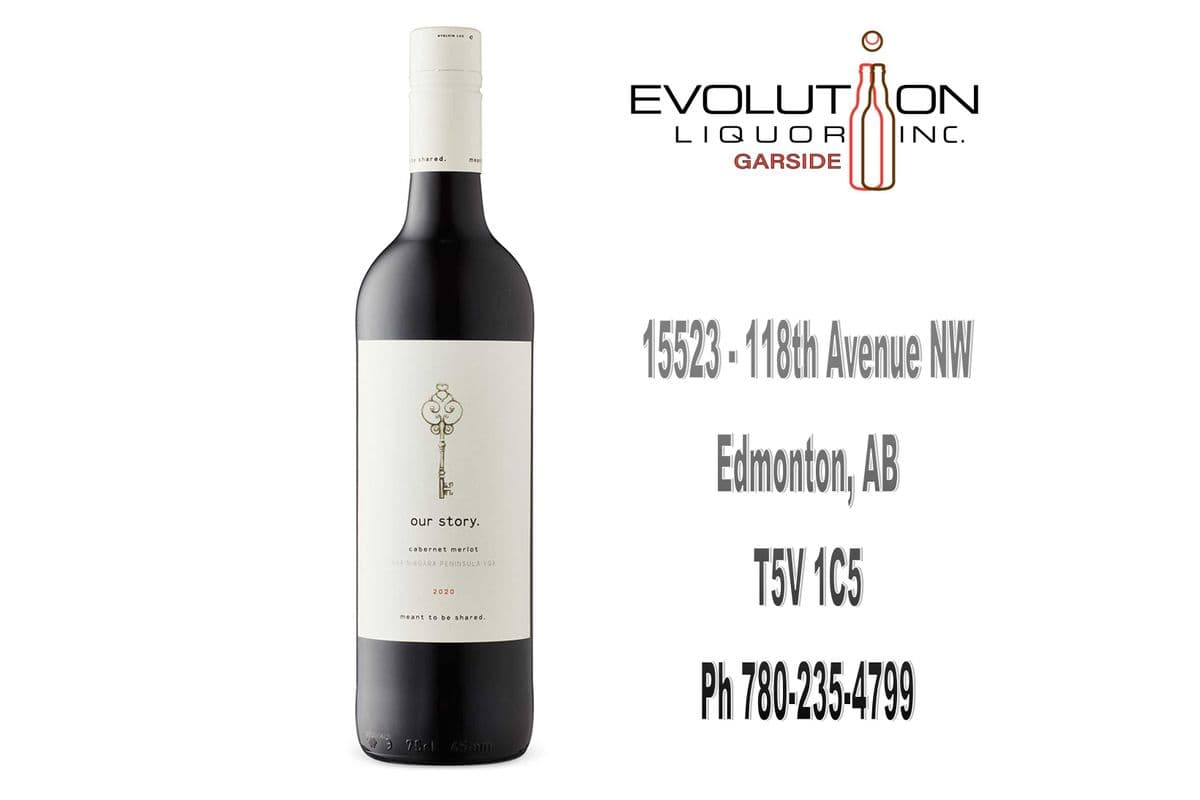 Our Story Cabernet Merlot Niagara VQA 0750G (1 x 750ml Glass Bottle)