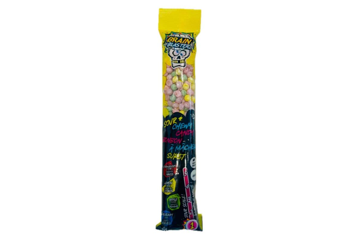 Brain Blasters Sour Chew Candies