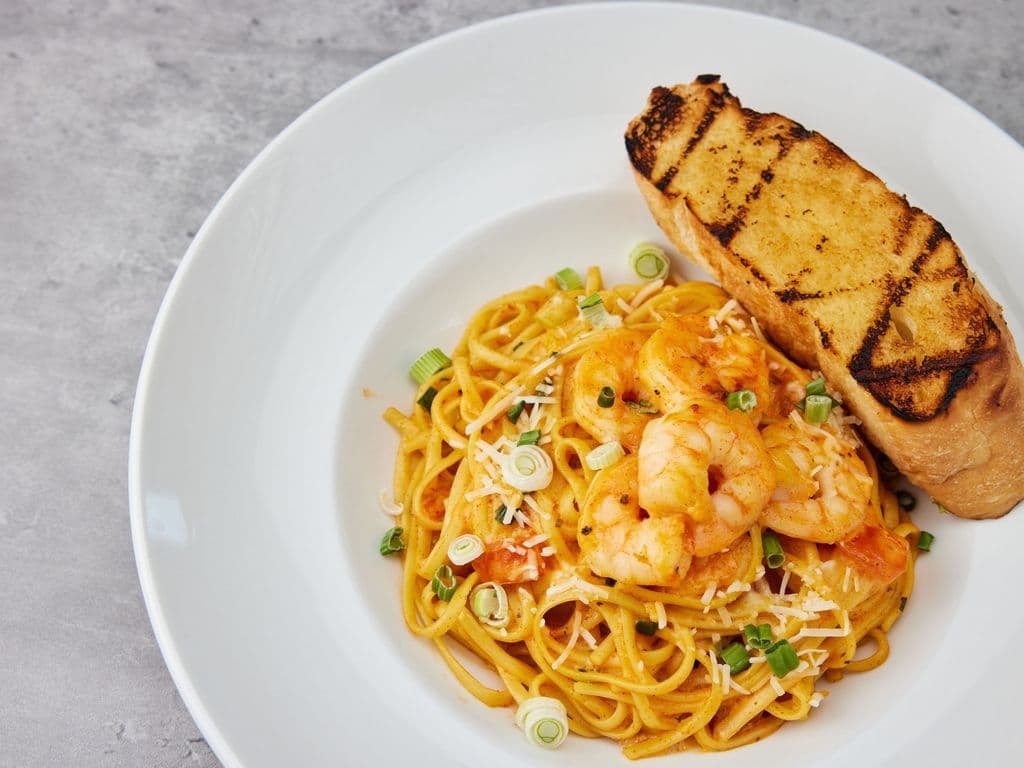 Prawns Linguini Southern-Style Pasta