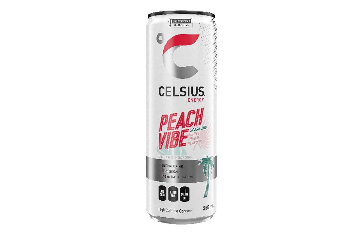 Celsius Peach 355ml