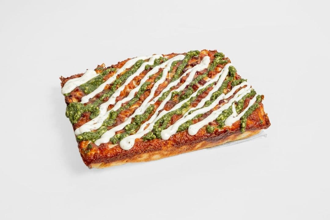 8 Square "Pesto Pie"