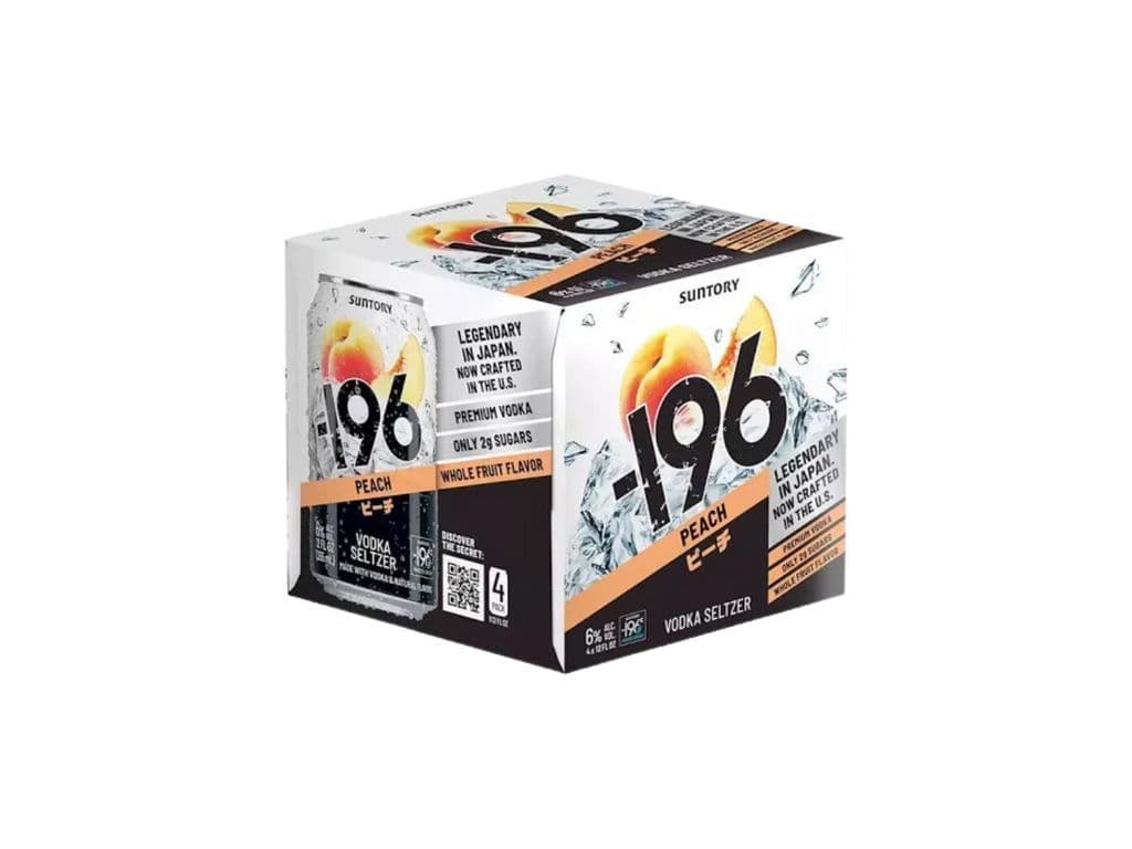 -196- Peach Vodka Soda Can (4x355ml)