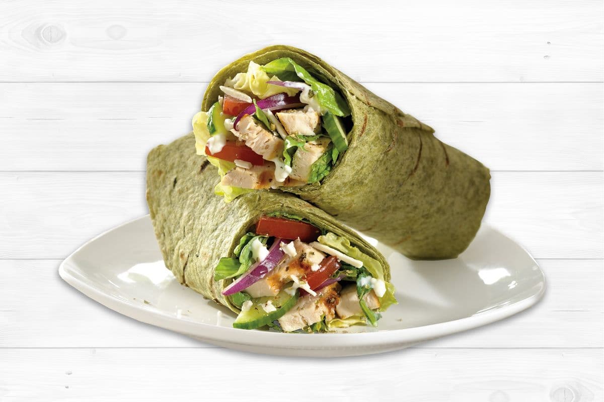Chicken Greek Wrap