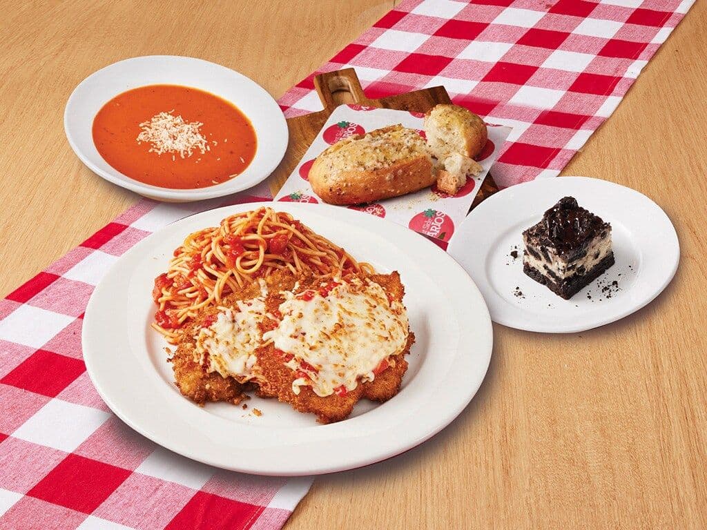 Mario's 3 Course Feast! Mario's Chicken Parmigiana