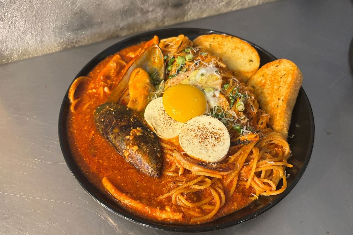 (New!) Spicy Soft Tofu Pasta