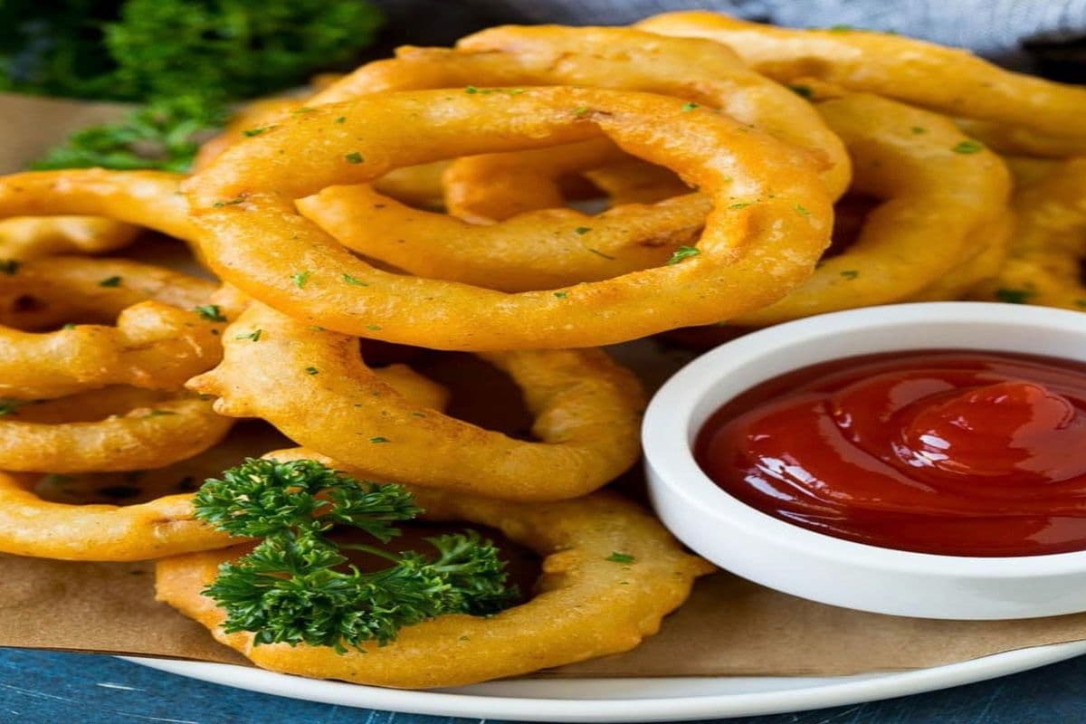 Onion Rings (8 oz) (341 cal)