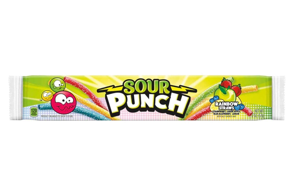 Sour Punch Straws - Rainbow