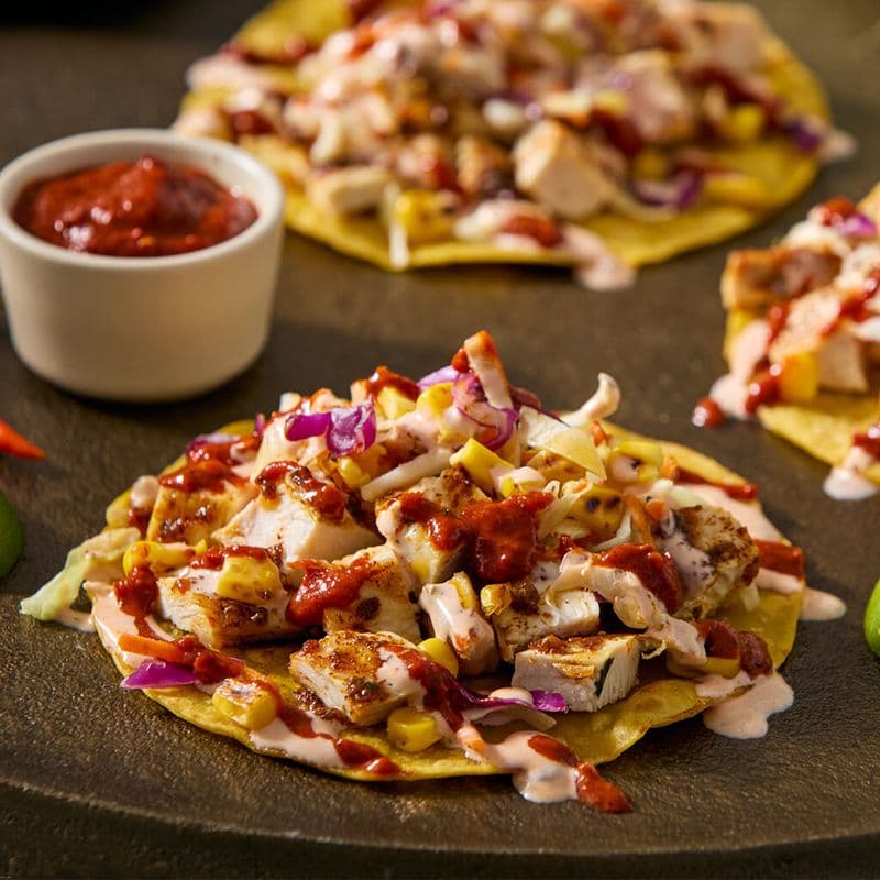 Guajlillo Grilled Chicken Taco Trio / Poulet grillé Guajillo Taco Trio