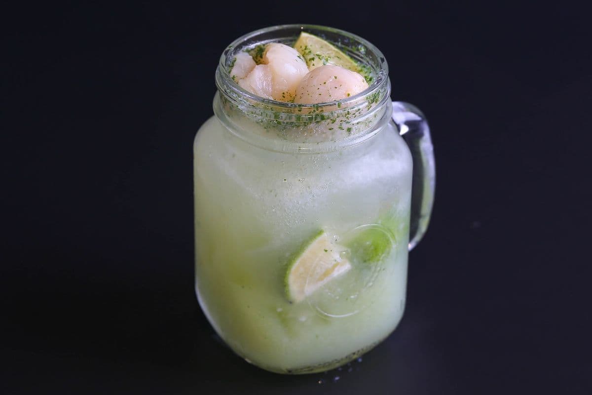 Mint and Lychee Italian Soda 青檸薄荷荔枝梳打