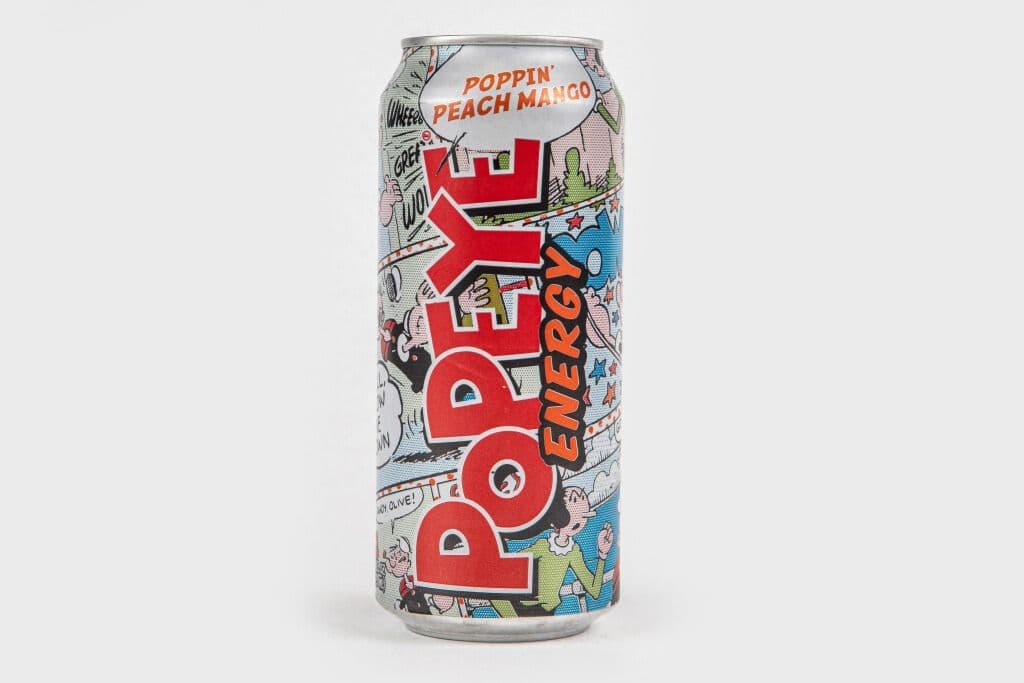 Popeye Energy Drink Peach Mango (473ML)