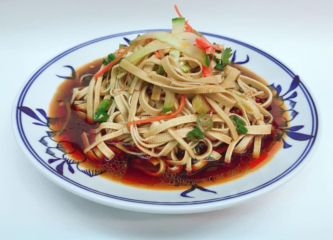 Shredded Dried Tofu in Red Chili Oil 红油干豆腐