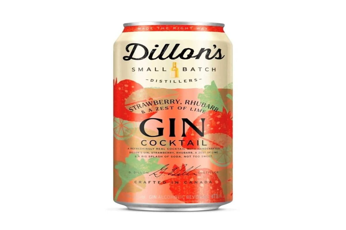 DILLONS STRAWBERRY RHUBARB LIME (1 x 473ML)