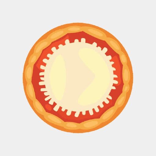 2x Medium Pizza Deal Plain Vegan Cheese